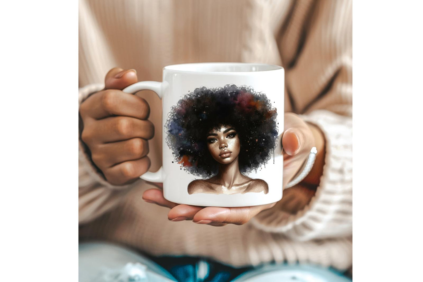 AFRO Queen Team mug