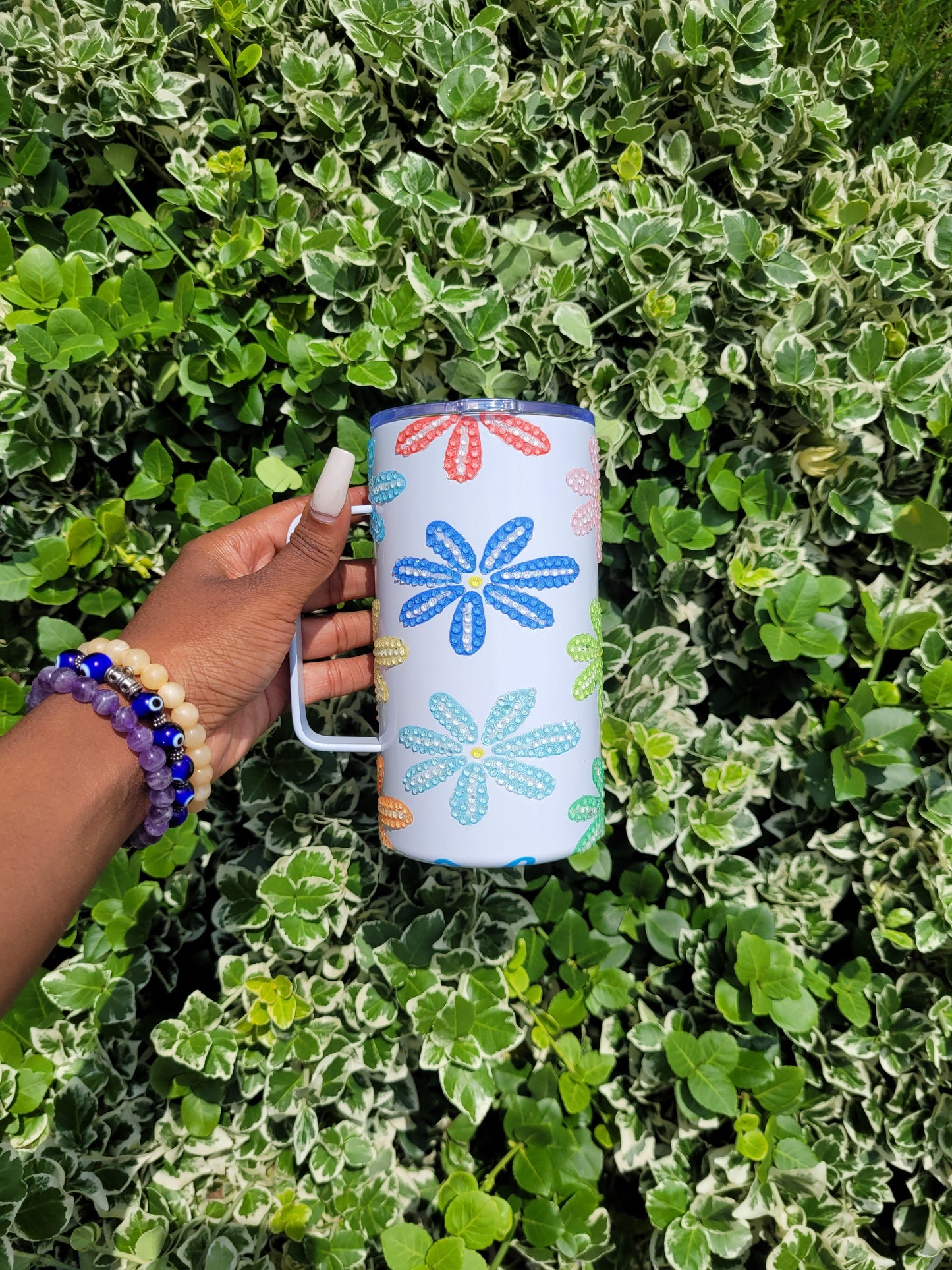 20oz Flower Tumbler20oz double DiamondDelisaBling