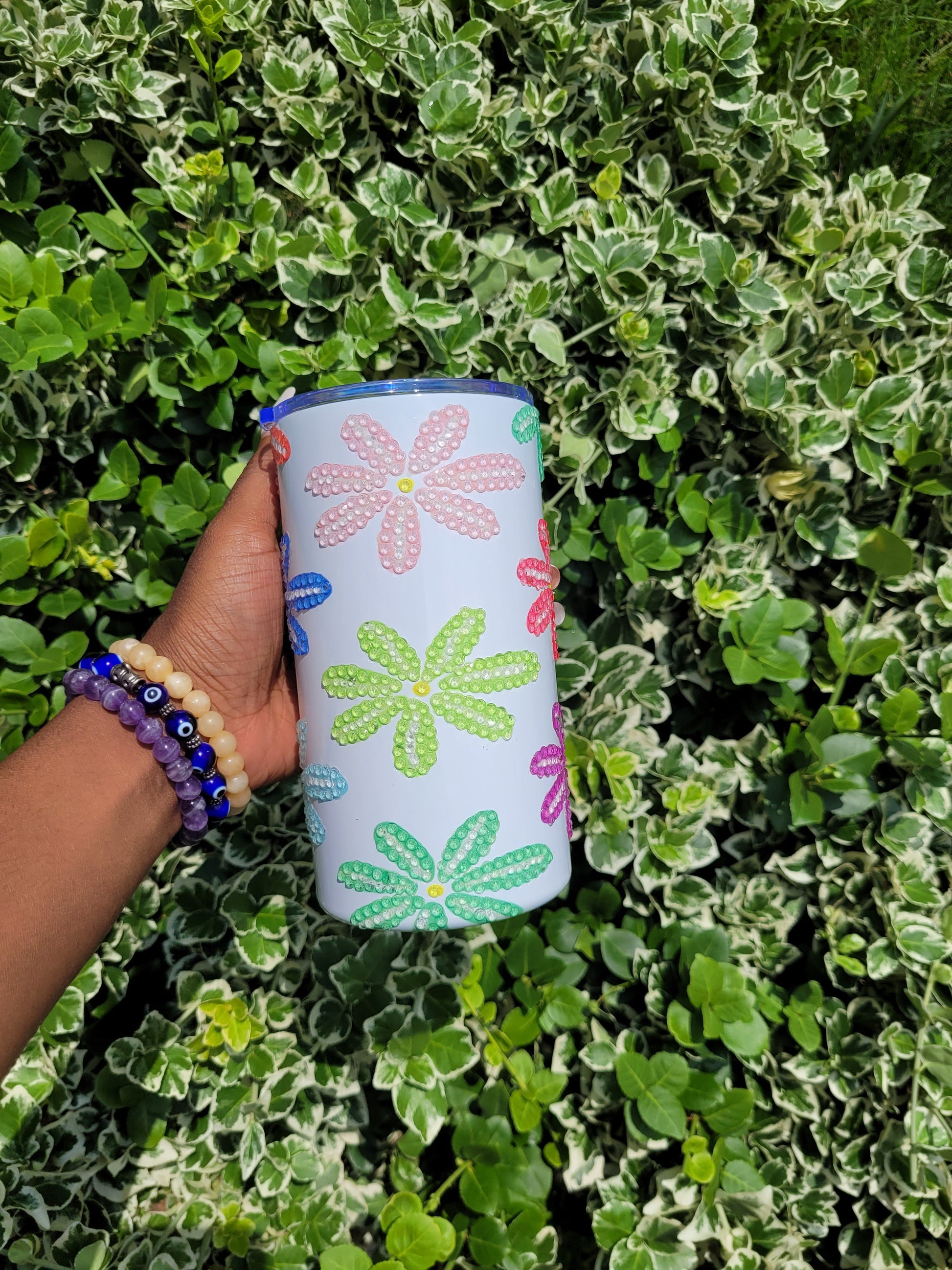 20oz Flower Tumbler20oz double DiamondDelisaBling