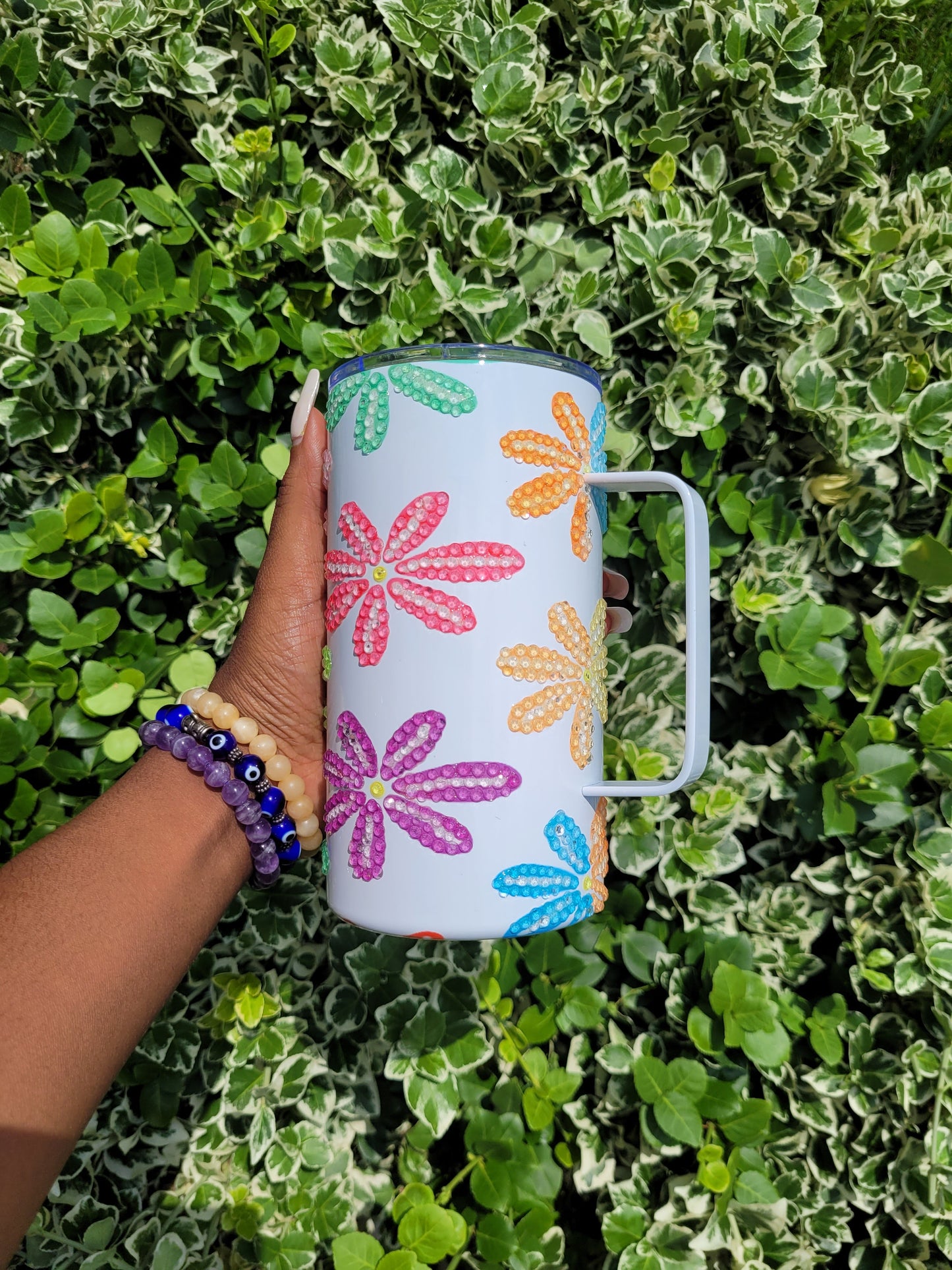 20oz Flower Tumbler20oz double DiamondDelisaBling