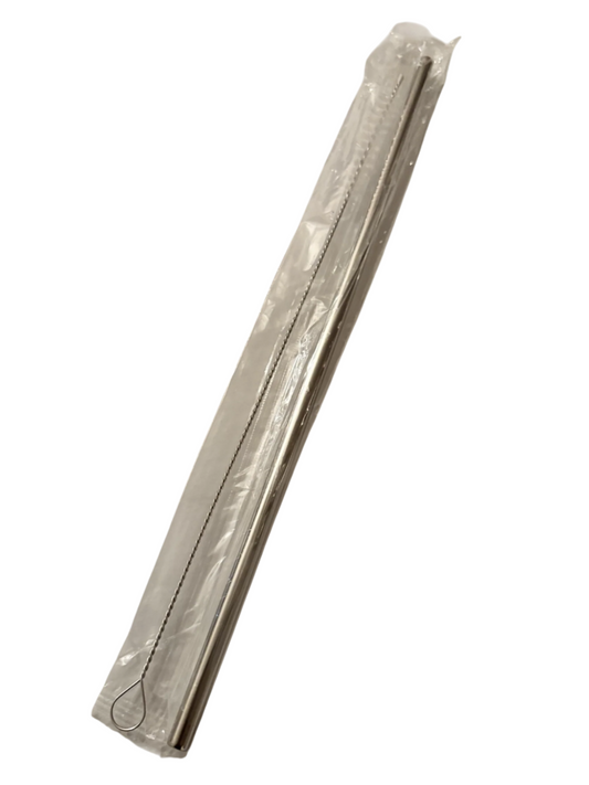 Reusable Stainless Steel Straw with Cleaning Brush – Eco-Friendly & Stylish