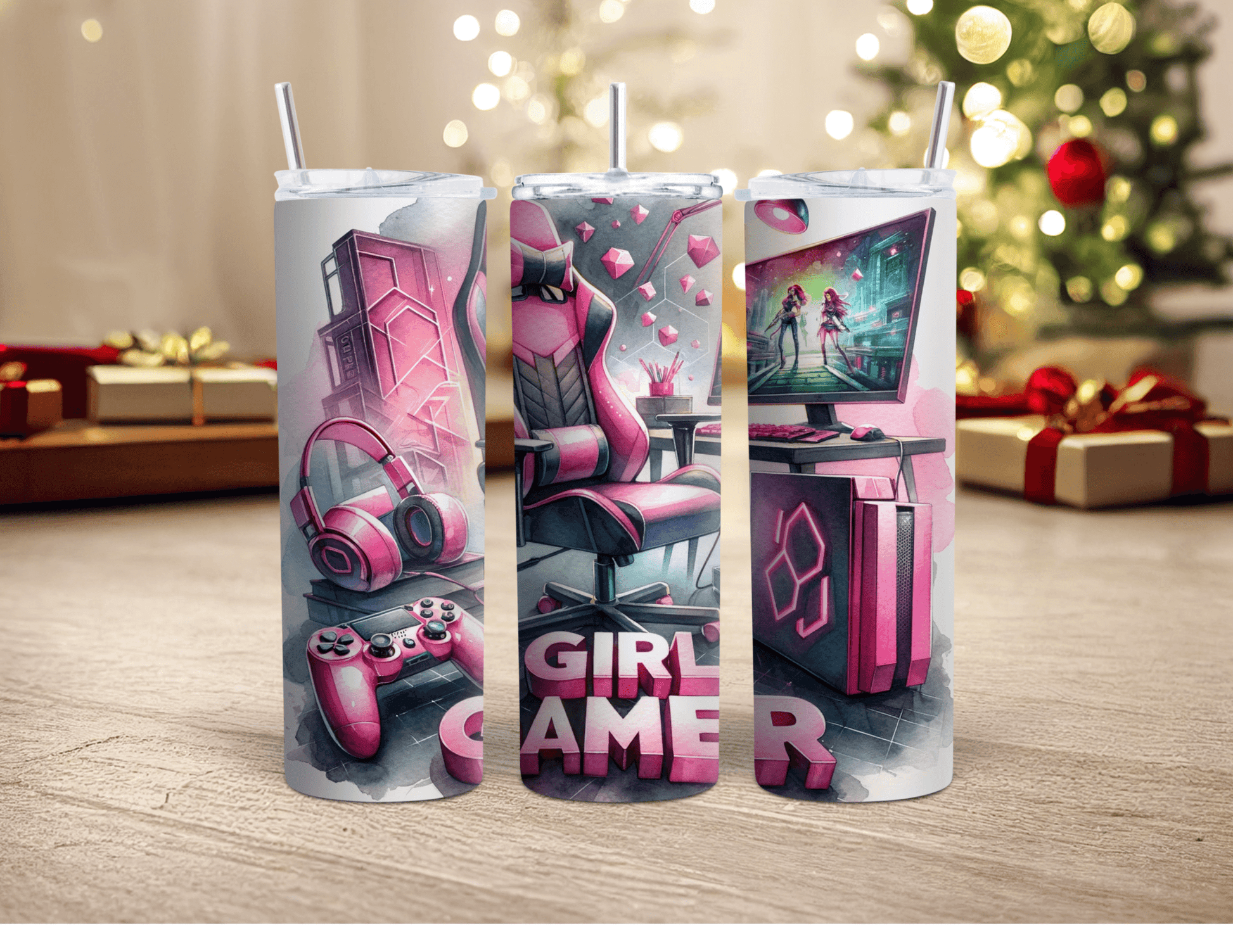 Gamer Girl 20oz TumblerDiamondDelisaBling