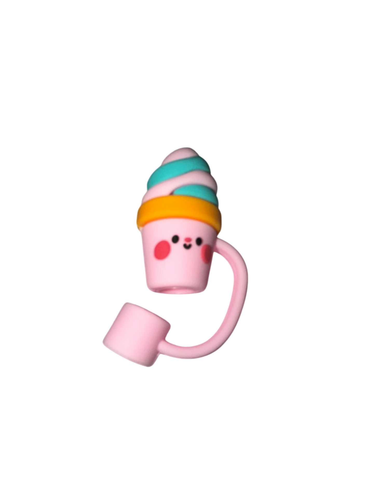 Ice Cream Cone Straw Topper Stylish & Fun – The Perfect Drinkware Accessory