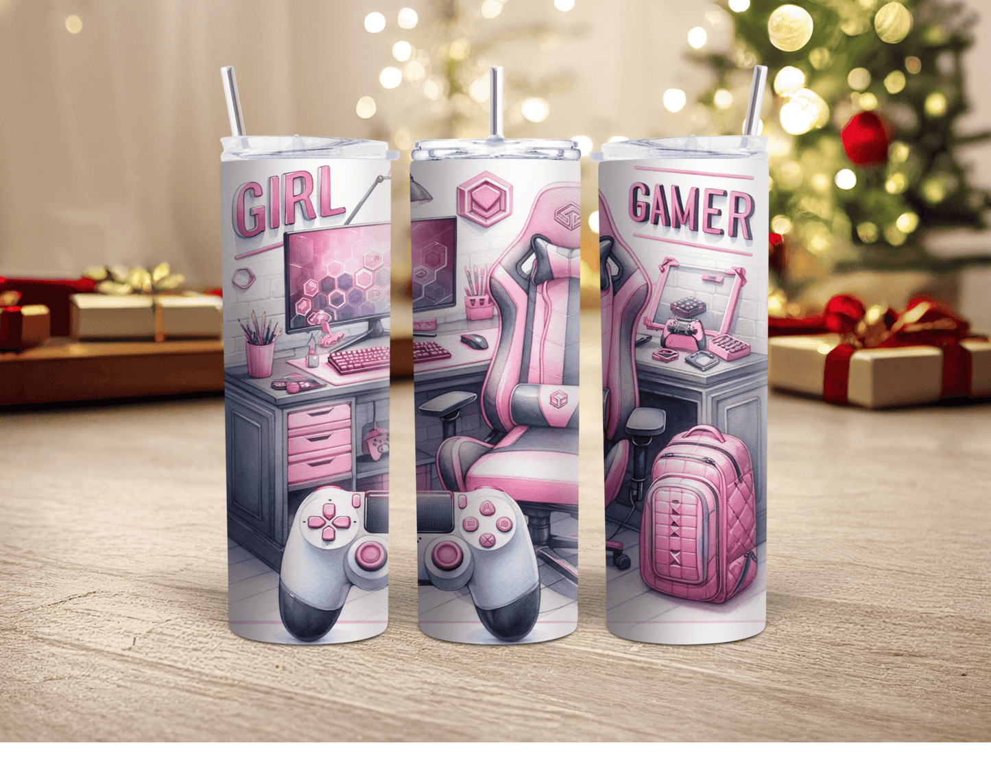 Gamer Girl 20oz TumblerDiamondDelisaBling