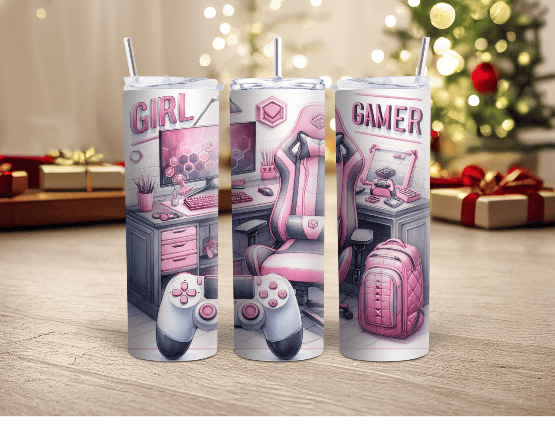 Gamer Girl 20oz TumblerDiamondDelisaBling