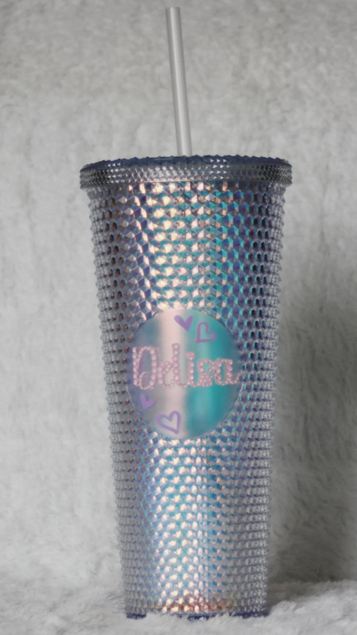 Honeycomb Starbucks 24ozAcrylicHoneycomb DiamondDelisaBling