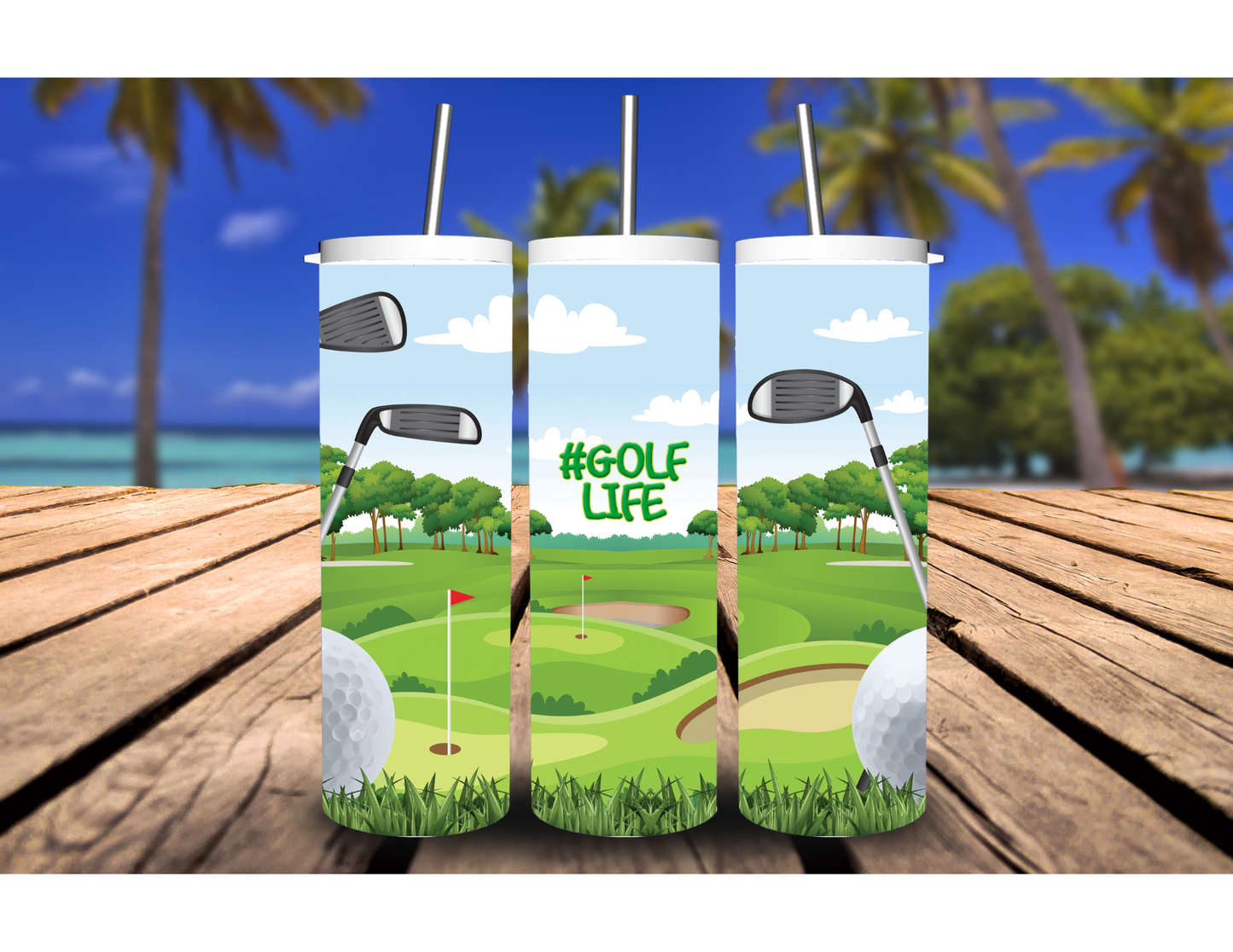 20oz Golf Life Tumbler