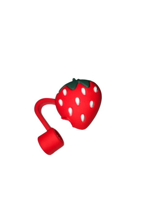 Strawberry Straw Topper Stylish & Fun – The Perfect Drinkware Accessory